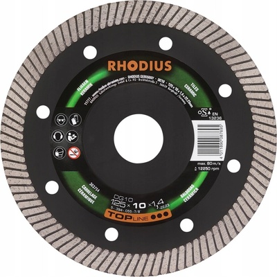 Diamantový kotouč Rhodius T-9714 125x22,2 mm