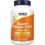 NOW NOW Super Omega 3-6-9, 180 Softgels
