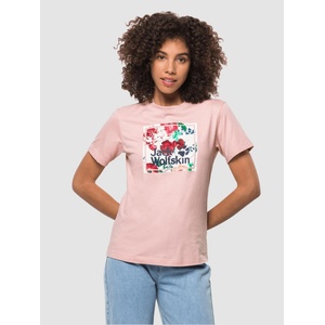 Jack Wolfskin Тениска flower logo t w (1808341-2157)