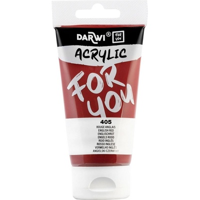 Darwi Dfy АКРИЛНА боя English Red 75 ml 1 бр (DF5150075405C)