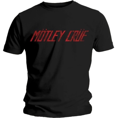 Mötley Crüe Distressed Logo Black L Риза (MOTTEE16MB03)
