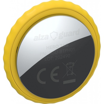AlzaGuard Premium Hero Tag with FindMy žlutý AGD-BTPH01Y