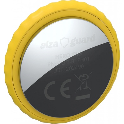 AlzaGuard Premium Hero Tag with FindMy žlutý AGD-BTPH01Y – Zboží Živě