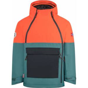 TROLLKIDS Детско ски яке Trollkids Kid's Eikedalen Jacket Ski jacket - Stormy Blue / Flame Orange / Black - размер 98 (EU) (703-6158-0412)
