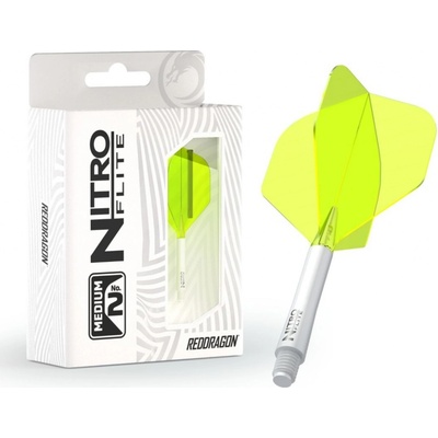 Red Dragon Nitro Flite - No2 - white & yellow - medium – Zboží Dáma
