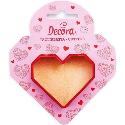 Vykrajovátko geometrické srdce 1 ks - Decora - Decora