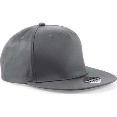Beechfield B 610 Snapback 5 panelová COT530610n7399-graphite gr Šedá grafitová