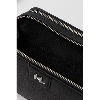 Karl Lagerfeld Кожена чанта през рамо Karl Lagerfeld K/MONOGRAM в черно A3M30157 (A3M30157)