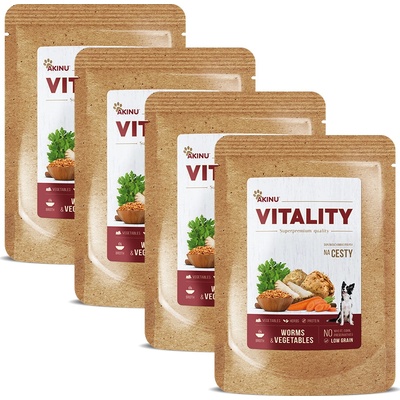 Akinu Vitality Hmyzí vývar na cesty 4 x 200 g