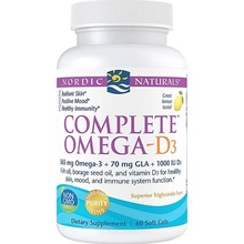 Nordic Naturals Complete Omega-D3 Citrón 60 kapsúl