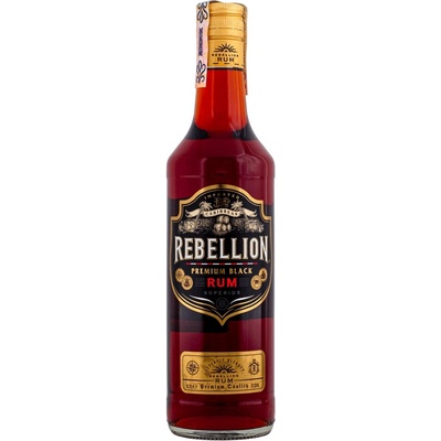 Rebellion Dark Rum 37,5% 0,7 l (čistá fľaša)