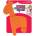 KONG squeezz zoo giraffe small - играчка за куче от гума - САЩ - pv13e