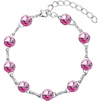 Swarovski Elements Rivoli rhodiovaný růžový 33111.1 Rose růžová