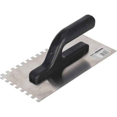 DEDRA-EXIM Zubové hladidlo z nehrdzavejúcej ocele 270X130 mm, zuby 8 mm DED-15B053