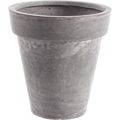 Bizzotto ДЕКОРАТИВНА САКСИЯ cement 37x38cm СИВА (0790554)
