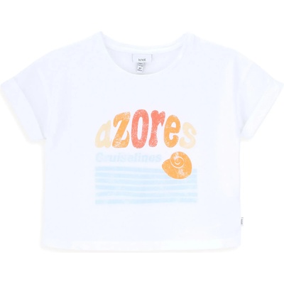 KNOT Тениска 'Azores' бяло, размер 5