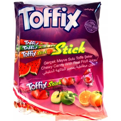 ElvanToffix ovocné cukríky v tyčinke 800 g
