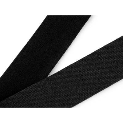 Suchý zip šíře 40 mm oboustranný, střední, černá