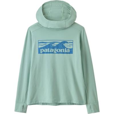 Patagonia Детски бански шорти от ликра Patagonia Kid's Cap SW Hoody Lycra - Boardshort Logo Tones: Thin Ice (750-2704-0114)