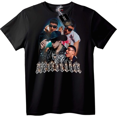 NOONEBRAND Тениска Мафия Група - 5XL, Black