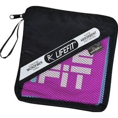 Lifefit rychleschnoucí uterák z mikrovlákna 105x175cm, fialový