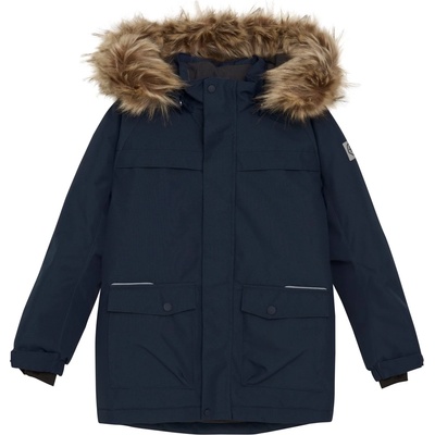 Color Kids Детско яке парка Color Kids Kid's Parka with Fake Fur Parka - Total Eclipse - размер 92 (EU) (703-5777-0111)