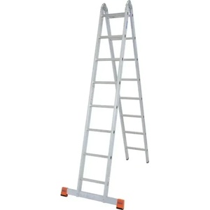 KRAUSE Двустранна алуминиева стълба с панта KRAUSE TRIMATIC 129918 2x8 (06129918)
