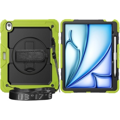 Protemio 81761 SOLID 360 Odolný obal Apple iPad Air 13 2024 zelený