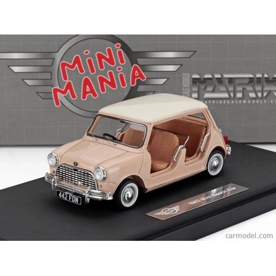 Matrix scale models Mini Beach Car 1962 Bílá Béžová 1:43