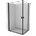 Mexen Mist-B Duo душ кабина 100 x 80 см, черна рамка, черна - 8A2-100L-080P-70-70 (8A2-100L-080P-70-70)