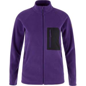 Fjällräven Дамско поларено яке Fjällräven Women's Kaipak Fleece Fleece jacket - Dark Violet / Black (105-7728-0313)