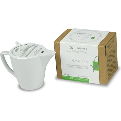 Masážní svíčka Habys 170 ml Zelený čaj