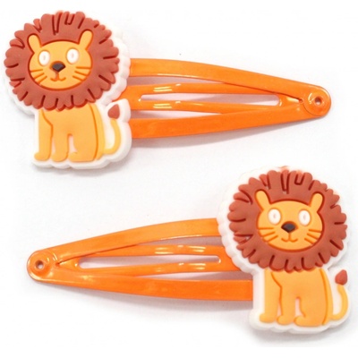 Sponky se zvířátky - zoo, 2 ks Varianta: lev