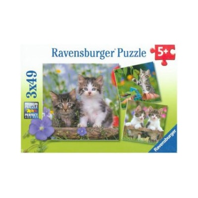 Ravensburger Süße Samtpfötchen mit 3x49 dílků