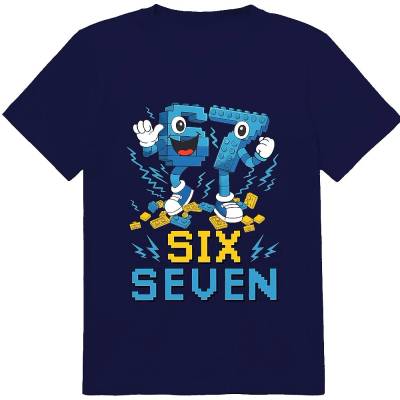 Paw detské tričko 67 Six Seven kocky Viral
