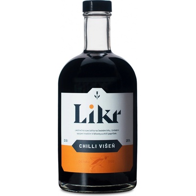 Likr Chilli višeň 25% 0,5 l (holá láhev)