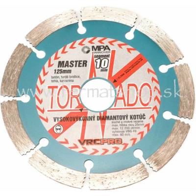 Master kotúč diamantový 125 x 22 / 10 mm 5500125