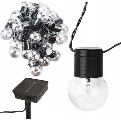 SAPRO Solární párty osvětlení řetěz grilanda GIR65 30xLED G40 6,5m 232224219