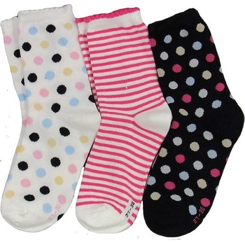 Sockswear Dětské ponožky 3 páry (54202) bílo černá