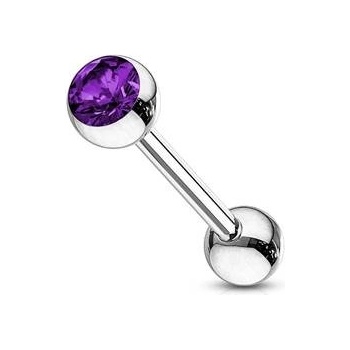 Šperky4U piercing do jazyka kamínek PJ01016-A