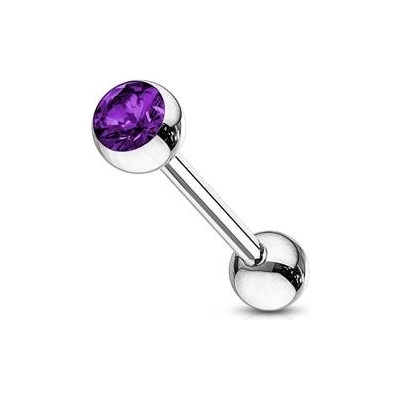 Šperky4U piercing do jazyka kamínek PJ01016-A