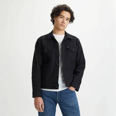 Levi's Яке Levis Men's Trucker Cotton Long Sleeve Denim Jacket - Dark Horse Blck
