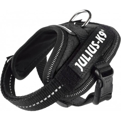 JULIUS-K9® IDC Powerharness 2XS/Baby2 Нагръдник за кучета 2-5 кг, с обиколка на гърдите 33-45 см - цвят черен, Унгария - 16IDC-P-B2