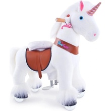 PonyCycle bílý jednorožec s brzdou malý