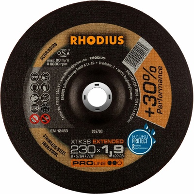 Rhodius Rezný kotúč 230 x 1,9 x 22,23 mm 205703