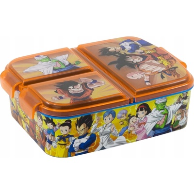 STOR Krabica na raňajky s rozdelenými raňajkami Dragon Ball