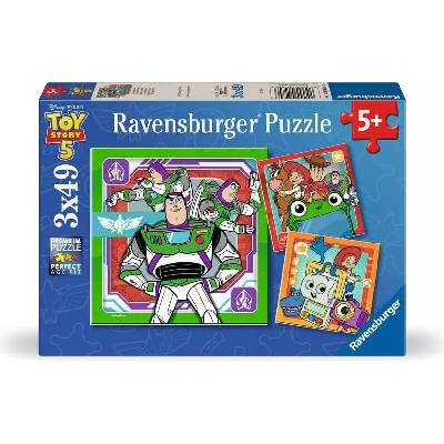 Ravensburger Пъзел Ravensburger от 3 x 49 части - Мисията на играчките (12004284)