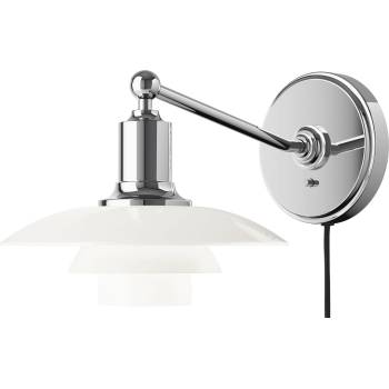 Louis Poulsen Аплик ph с видим кабел и ключ 20 см хром (5743141629)