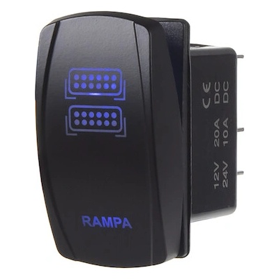 Rocker2 spínač RAMPA 12/24V, 47139