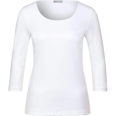 STREET ONE Тениска 'Pania' бяло, размер 42